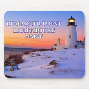 Pemaquid Point Lighthouse, Maine Mouse Pad