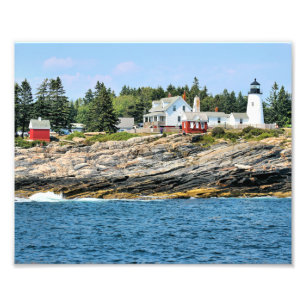 Pemaquid Point Lighthouse Maine Photo Print