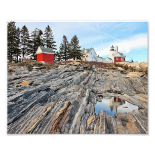 Pemaquid Point Lighthouse Maine Photo Print