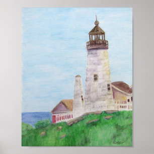 Pemaquid Point Lighthouse Poster
