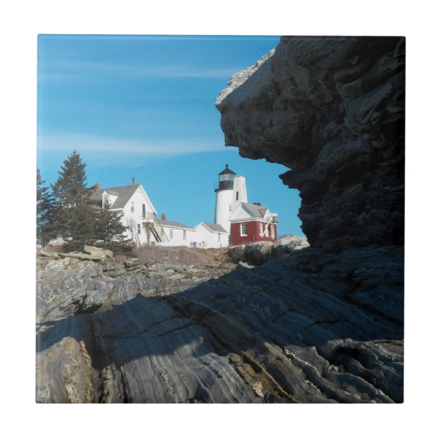 Pemaquid Point Lighthouse Tile (Front)