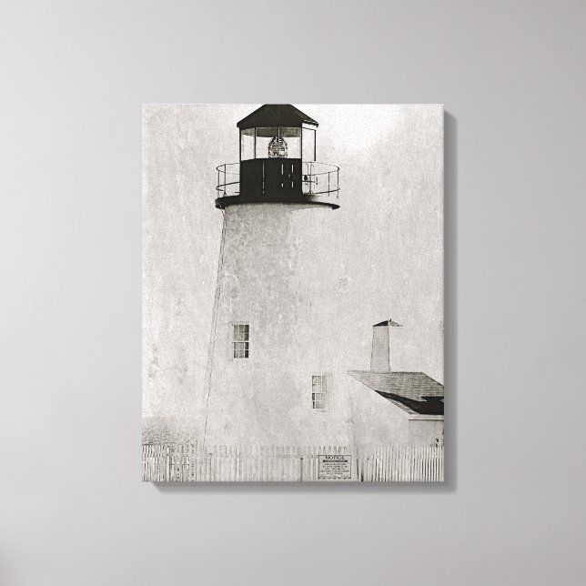 Pemaquid Point Maine Lighthouse Canvas Print (Front)