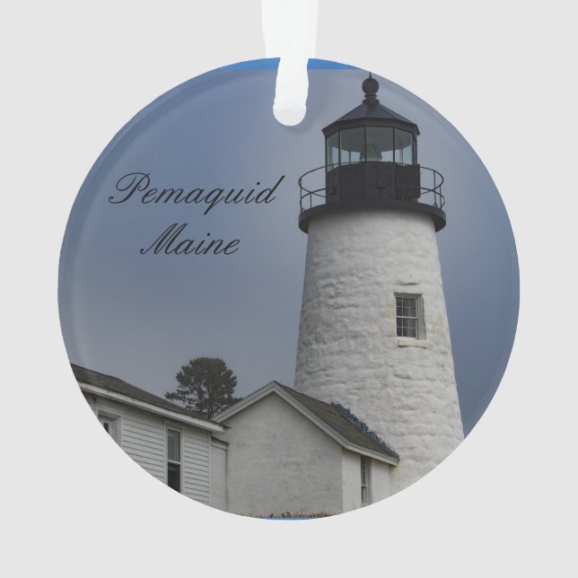 Pemaquid Point Ornament (Back)