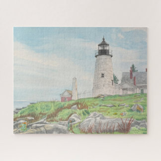Pemaquid Point Watercolor 520pc Puzzle