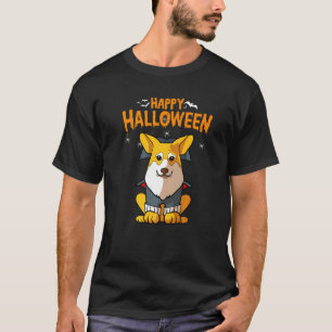 Pembroke Corgi Halloween Costume Dog Owner T-Shirt