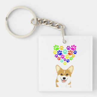 Pembroke Corgi Keychain