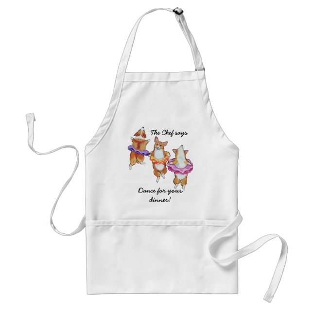 Pembroke Welsh Corgi Apron (Front)