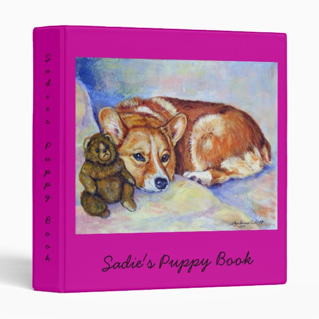 Pembroke Welsh Corgi Binder (Front/Spine)