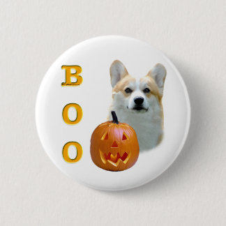 Pembroke Welsh Corgi Boo 2 Inch Round Button