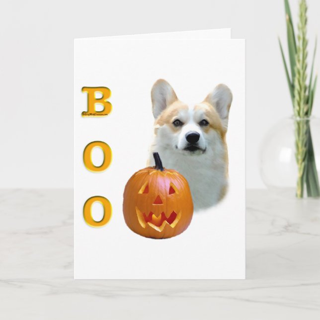 Pembroke Welsh Corgi Boo Card (Front)