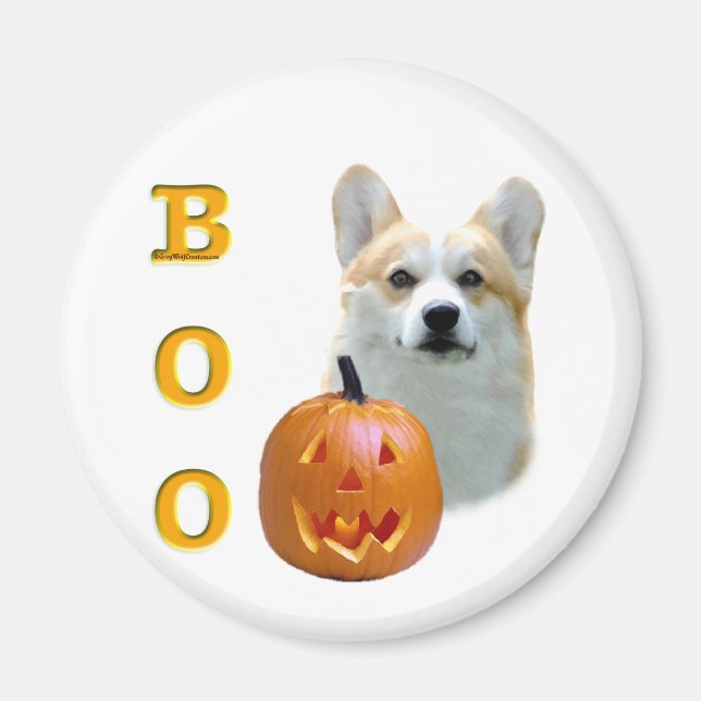 Pembroke Welsh Corgi Boo Magnet (Front)