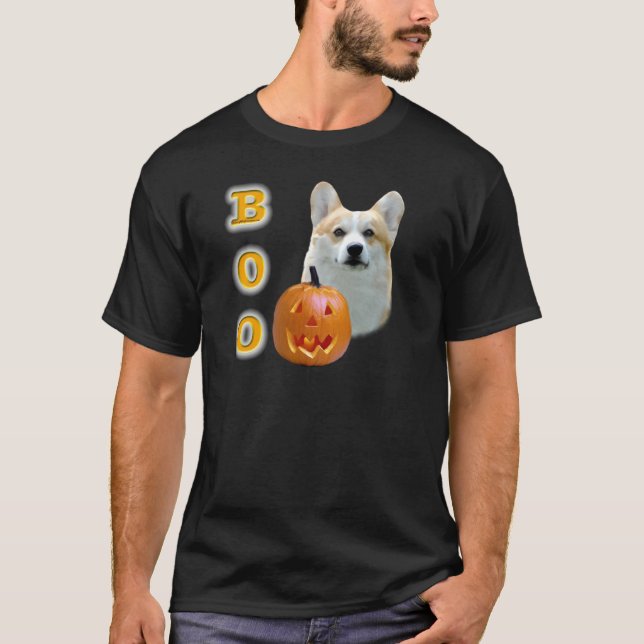Pembroke Welsh Corgi Boo T-Shirt (Front)