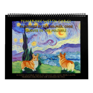 Pembroke Welsh Corgi Calendar Masters Tribute