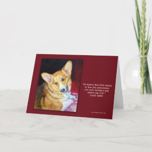 Pembroke Welsh Corgi Card