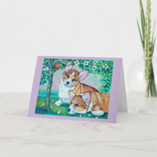 Pembroke Welsh Corgi Card