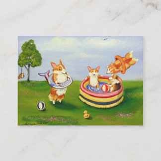 Pembroke Welsh Corgi Cartes de visite