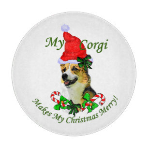Pembroke Welsh Corgi Christmas Cutting Board