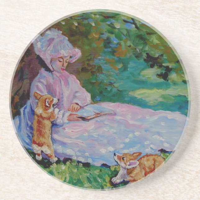 Pembroke Welsh Corgi Coasters (Front)