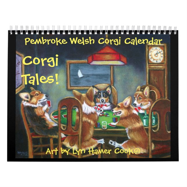 Pembroke Welsh Corgi Corgi Calendrier des contes O (Protection)