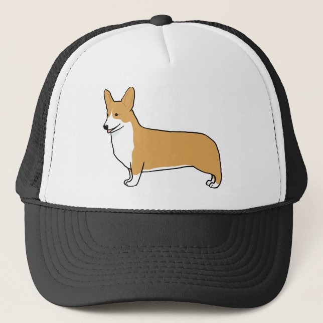 Pembroke Welsh Corgi | Cute Dog Lover's Trucker Hat (Front)