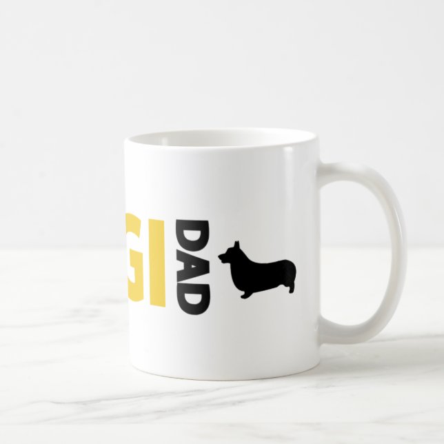Pembroke Welsh Corgi Dad Coffee Mug (Right)