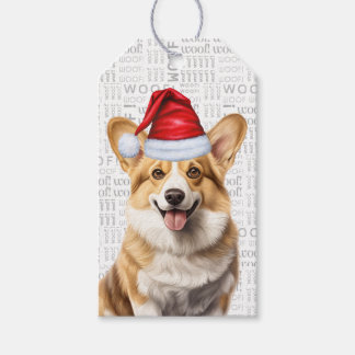 Pembroke Welsh Corgi Dog Fun Christmas Holiday Gift Tags