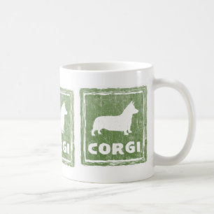 Pembroke Welsh Corgi Dog Silhouettes Coffee Mug