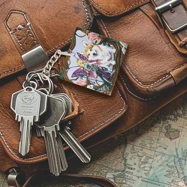 Pembroke Welsh Corgi Fairy Fantasy Keychain (Creator Uploaded)