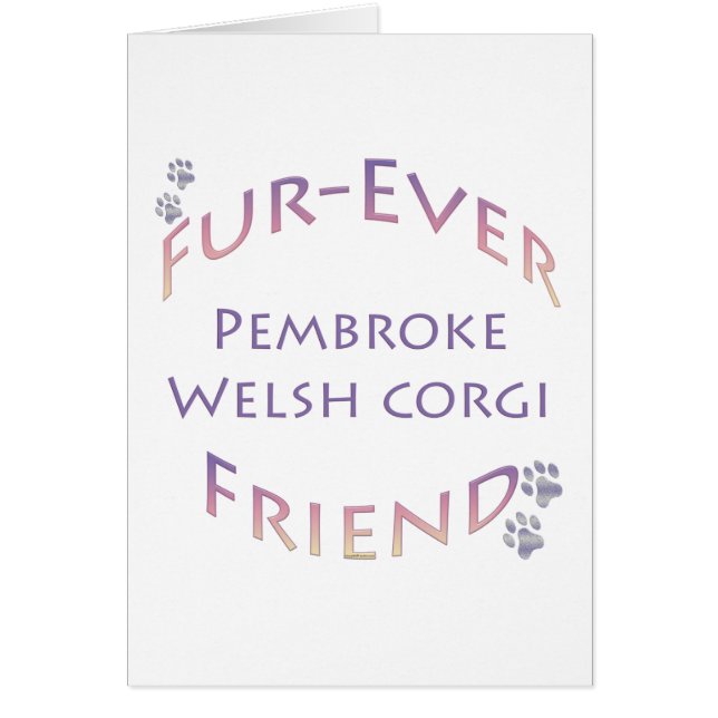 Pembroke Welsh Corgi Furever (Front)