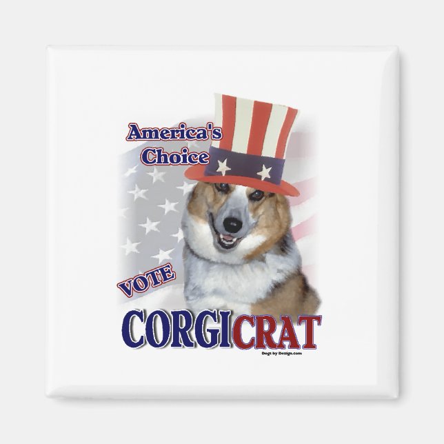 Pembroke Welsh Corgi Gifts Magnet (Front)