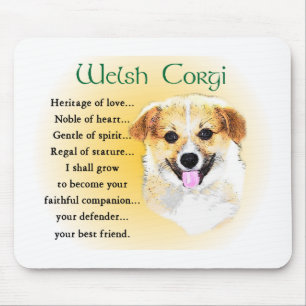 Pembroke Welsh Corgi Gifts Mouse Pad