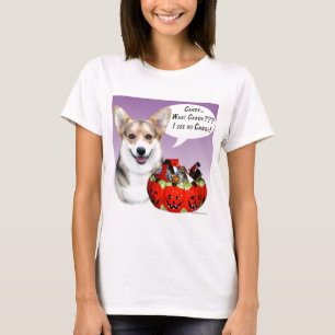 Pembroke Welsh Corgi Halloween Candy T-Shirt