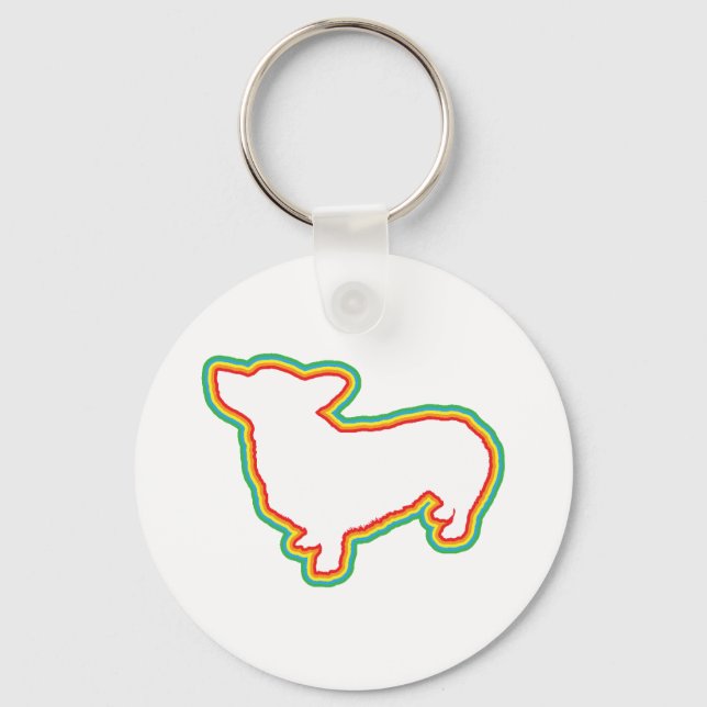 Pembroke Welsh Corgi Keychain (Front)