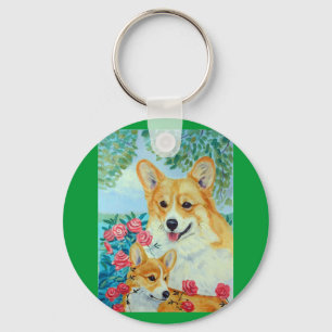 Pembroke Welsh Corgi Keychain