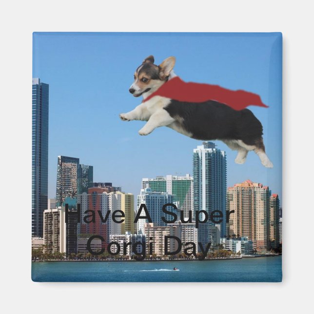 pembroke welsh corgi magnet (Front)