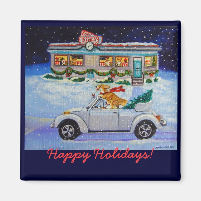 Pembroke Welsh Corgi Magnets (Front)