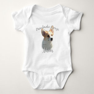 Pembroke Welsh Corgi Mom 2 Baby Bodysuit