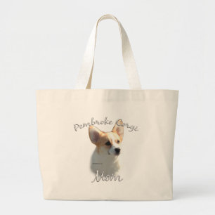 Pembroke Welsh Corgi Mom 2 Large Tote Bag