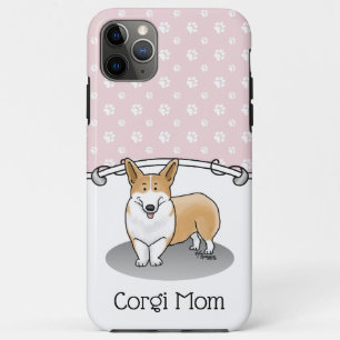 Pembroke Welsh Corgi Mom (red 1) Dog Mom Cute iPhone 11 Pro Max Case