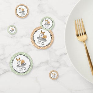 Pembroke Welsh Corgi Mom (red 1) Dog Mom Cute Confetti