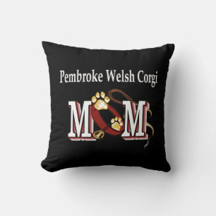 Pembroke Welsh Corgi Mom Throw Pillow