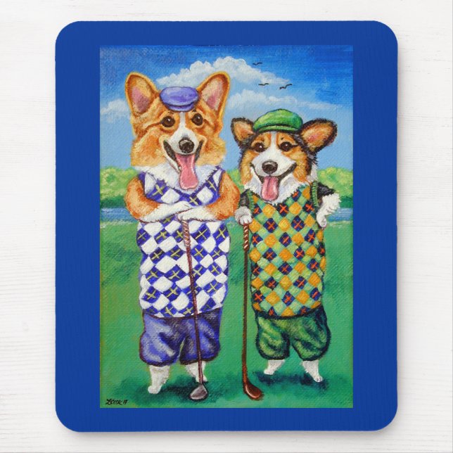 Pembroke Welsh Corgi Mousepad (Front)