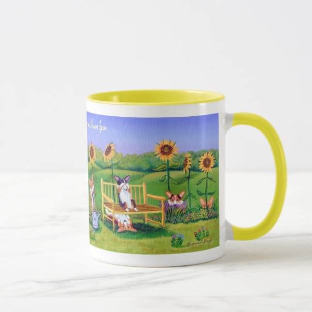 Pembroke Welsh Corgi Mugs (Right)