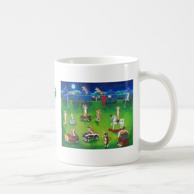 Pembroke Welsh Corgi Mugs (Right)