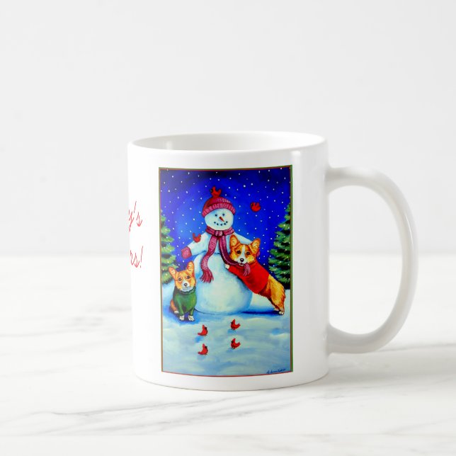 Pembroke Welsh Corgi Mugs (Right)