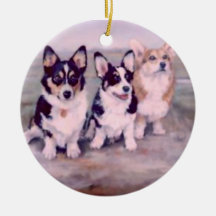 PEMBROKE WELSH CORGI-ORNAMENT
