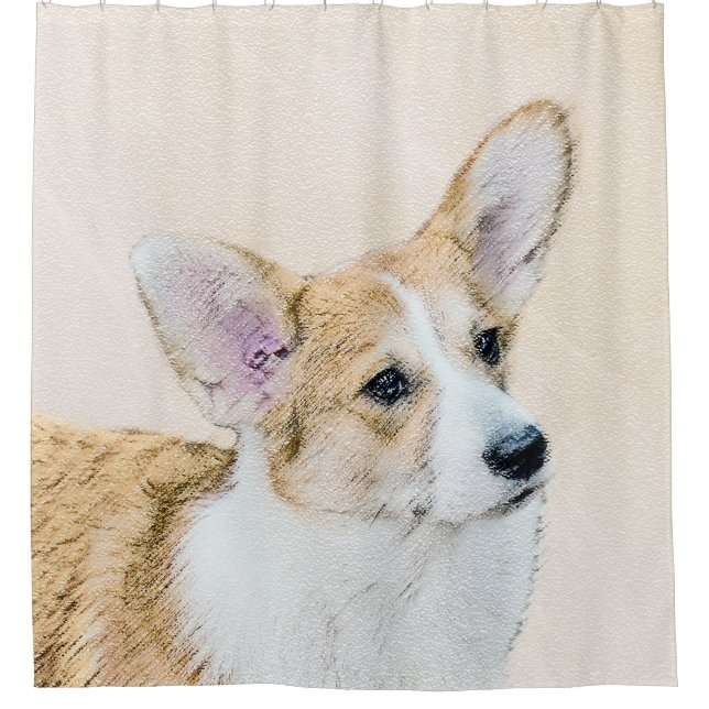 Pembroke Welsh Corgi Painting - Original Dog Art (Front)