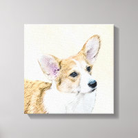 Pembroke Welsh Corgi Painting - Original Dog Art