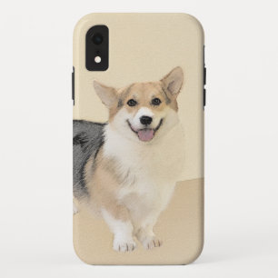 Pembroke Welsh Corgi Painting - Original Dog Art iPhone XR Case