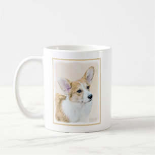 Pembroke Welsh Corgi Painting - Original Dog Art Coffee Mug